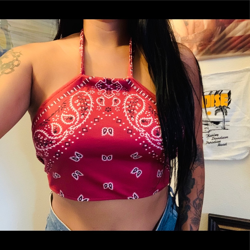 Bandana Halter Top